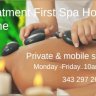 Treatment First Spa Hot Stone massage