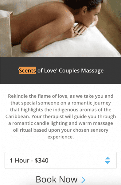 scents of love massage sandals price screenshot