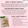 Wood therapy and fat dissolve therapy and cellulite reduction.