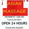 Relaxing Asian massage , 256 Bank street , 24hrs/7 days