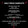 TODAY -  HALF PRICE HAIRCUTS by Apprentice at NW Calgary Shop