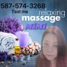 Pro massage in Centre st. Until to 9 pm 587-574-3268