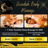 Massage $60 hr facials  waxing