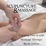 Acupuncture & Massage Google reviewers 30%off until May