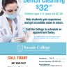 Dental cleaning + Doctor visit