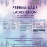 Prerna Kaur Ladies Salon -50% off this Month