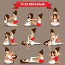 Yoga Thailandais massage d'Étirements Assistés + soin Énergétiqu