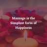 Aromatherapy relaxingt massage