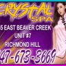 CRYSTAL SPA - 155 EAST BEAVER CREEK RD - UNIT #7 - 647-673-3669 - BEST MASSAGE IN RICHMOND HILL