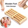 Foot Roller Wood Care Massage Reflexology Relax Relief Massage
