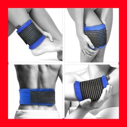 Hot Cold Ice Pack & Wrap for Sports Injury fast Pain Relief