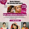 Master Makeup & Hair Styling Course,Full Esthetics Course