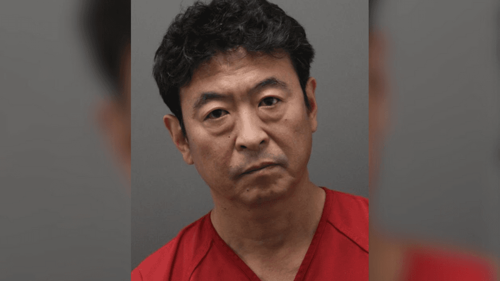  Xudong “Gilbert” Hu of Reston was charged with one count of Obscene Sexual Display after an incident at the Relax Spa. (Loudoun County Sheriff’s Office)
