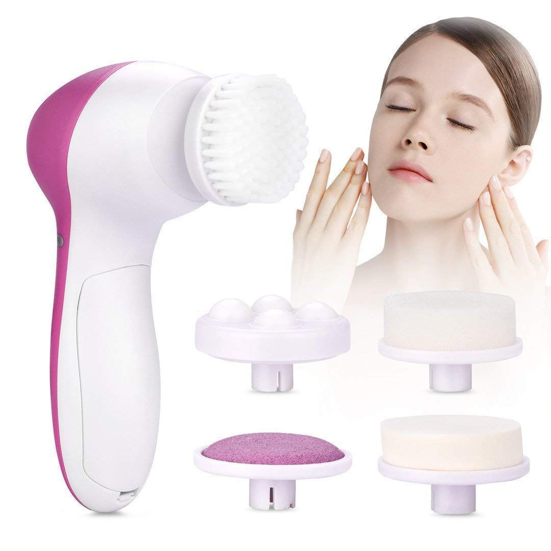 PETRICE Facial Massager Machine Portable Electric Facial Cleaner ...