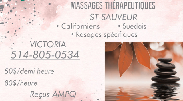 Très bon massages de détente, rasages spécifique dans Services de Massages  à Laurentides