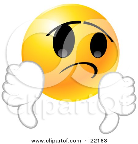 22163-Clipart-Illustration-Of-A-Yellow-Emoticon-Face-Giving-Two-Thumbs-Down-In-Disappointment.jpg