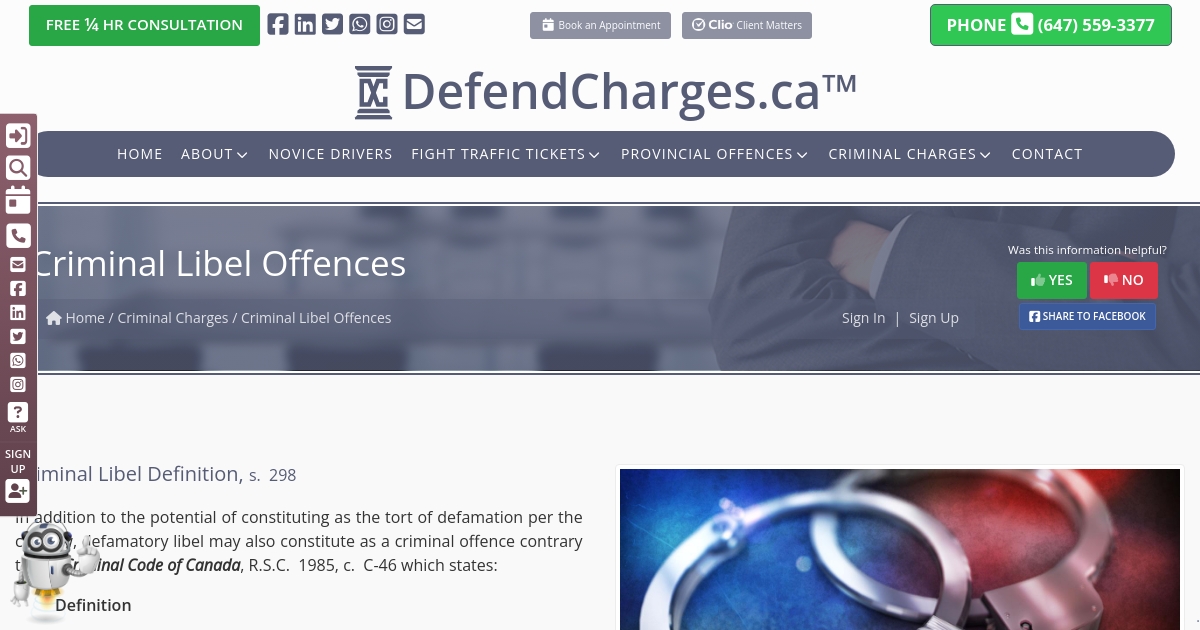 defendcharges.ca