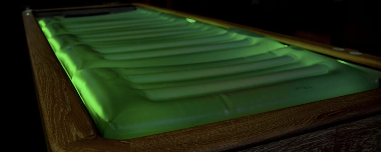 Water mattress for the Quartz bed. (Credit: Gharieni)