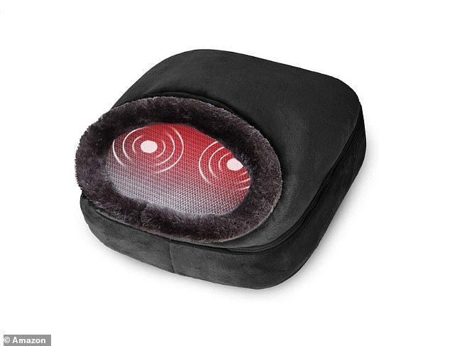 The £38.99 Snailax Foot Warmer has a heating cushion to warm cold feet and a vibration pad with five modes for the ultimate home foot massage