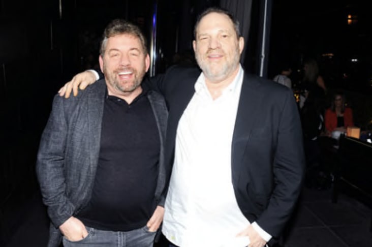 A photo of Dolan and Weinstein together in 2014.