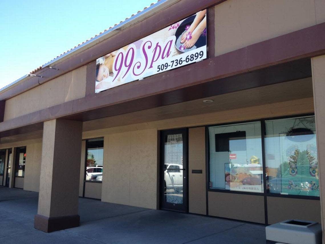 The 99 Spa on Grandridge Boulevard was one of three Kennewick massage parlors raided and forced to close after complaints that clients were being injured and the businesses were allowing unlicensed massage therapy.